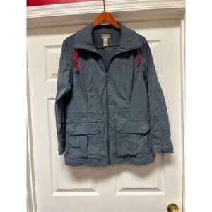 Duluth Men’s Slate Gray Ripstop Utility Water Resistant Jacket sz L NWOT